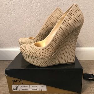 Closed Toe Posh Wedges